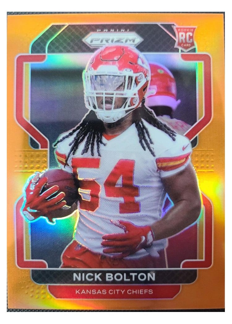 2021 Panini Prizm Base Set Nick Bolton #390 card
