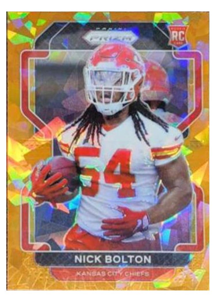 2021 Panini Prizm Base Set Nick Bolton #390 card