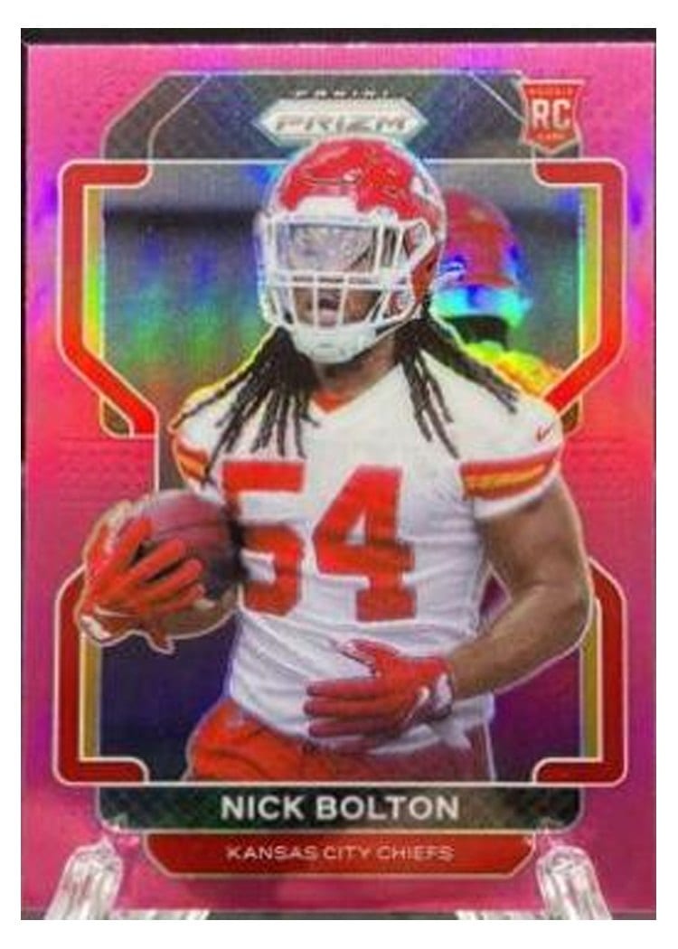 2021 Panini Prizm Base Set Nick Bolton #390 card