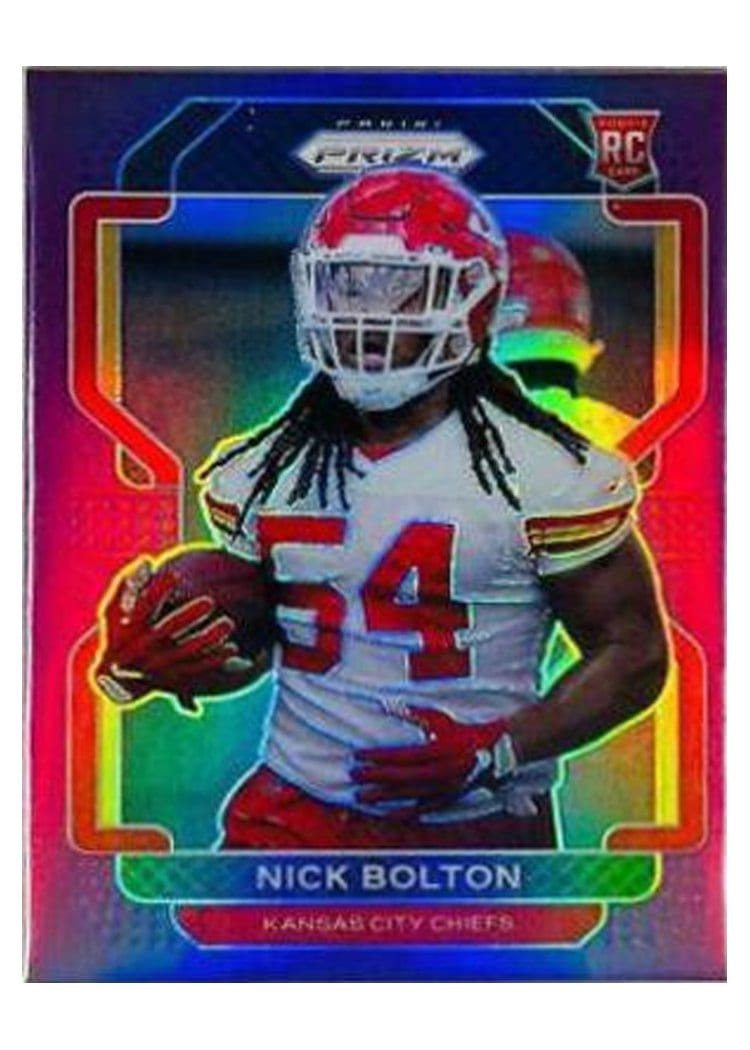 2021 Panini Prizm Base Set Nick Bolton #390 card