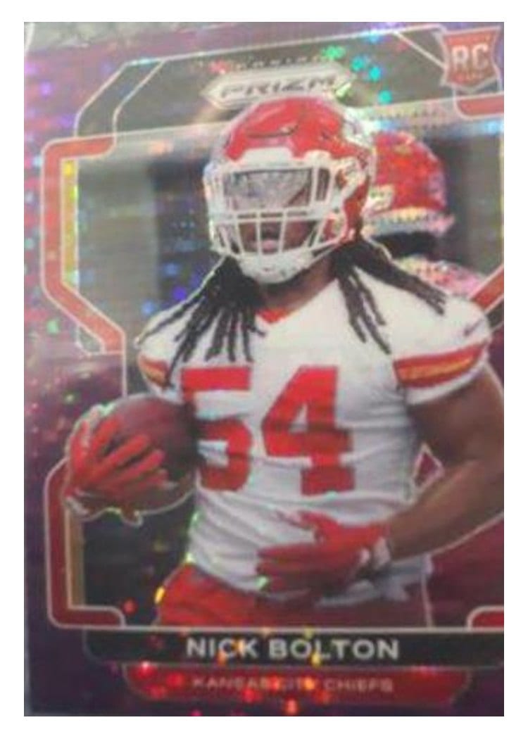 2021 Panini Prizm Base Set Nick Bolton #390 card