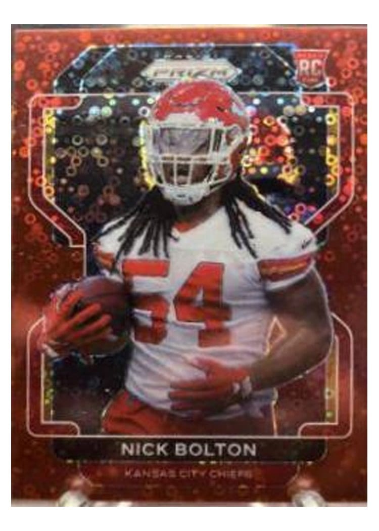 2021 Panini Prizm Base Set Nick Bolton #390 card
