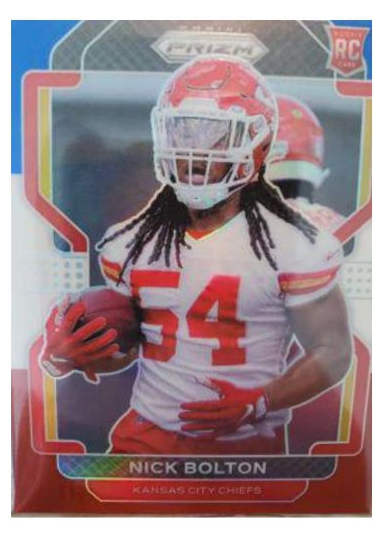 2021 Panini Prizm Base Set Nick Bolton #390 card