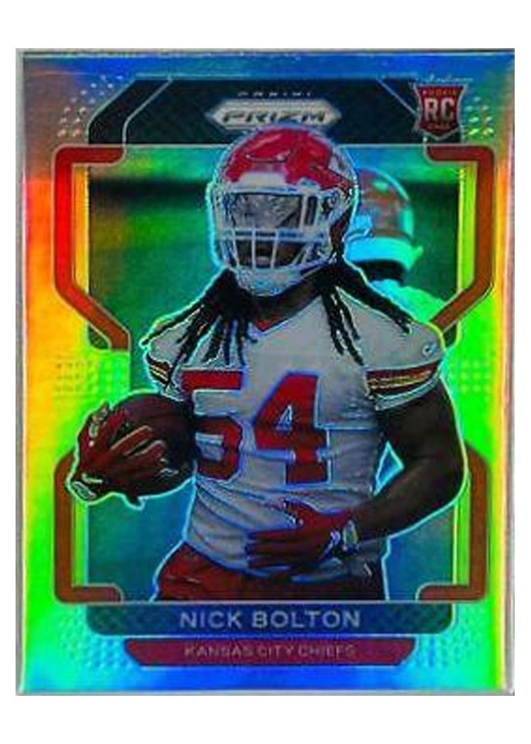 2021 Panini Prizm Base Set Nick Bolton #390 card