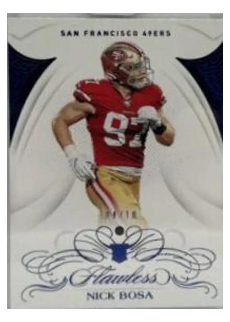 2019 Panini Flawless Base Ruby Nick Bosa #107 card