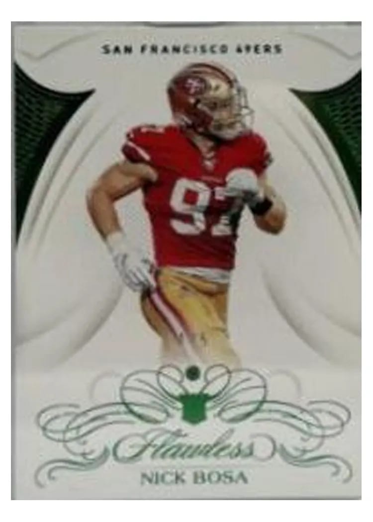 2019 Panini Flawless Base Ruby Nick Bosa #107 card