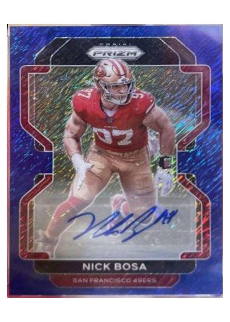 2021 Panini Prizm Base Set Nick Bosa #58 card