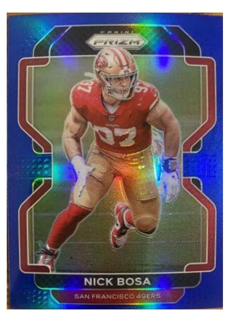 2021 Panini Prizm Base Set Nick Bosa #58 card