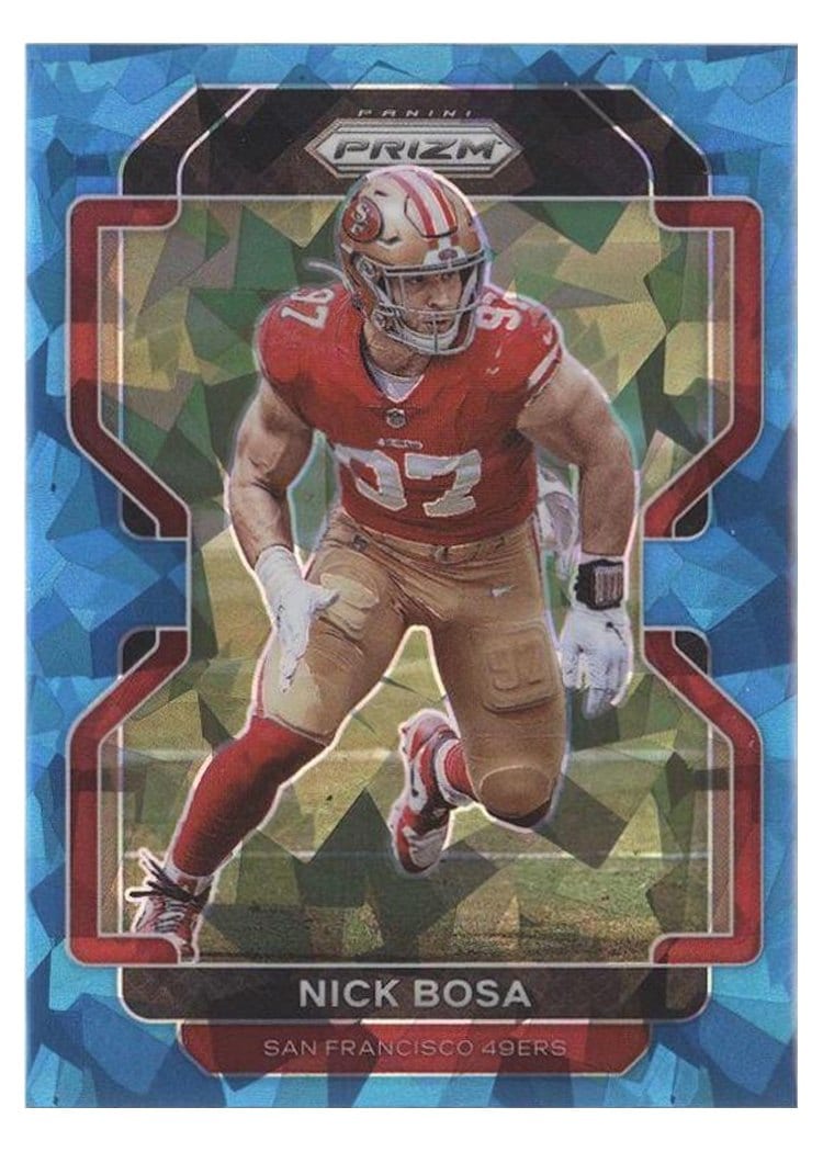 2021 Panini Prizm Base Set Nick Bosa #58 card