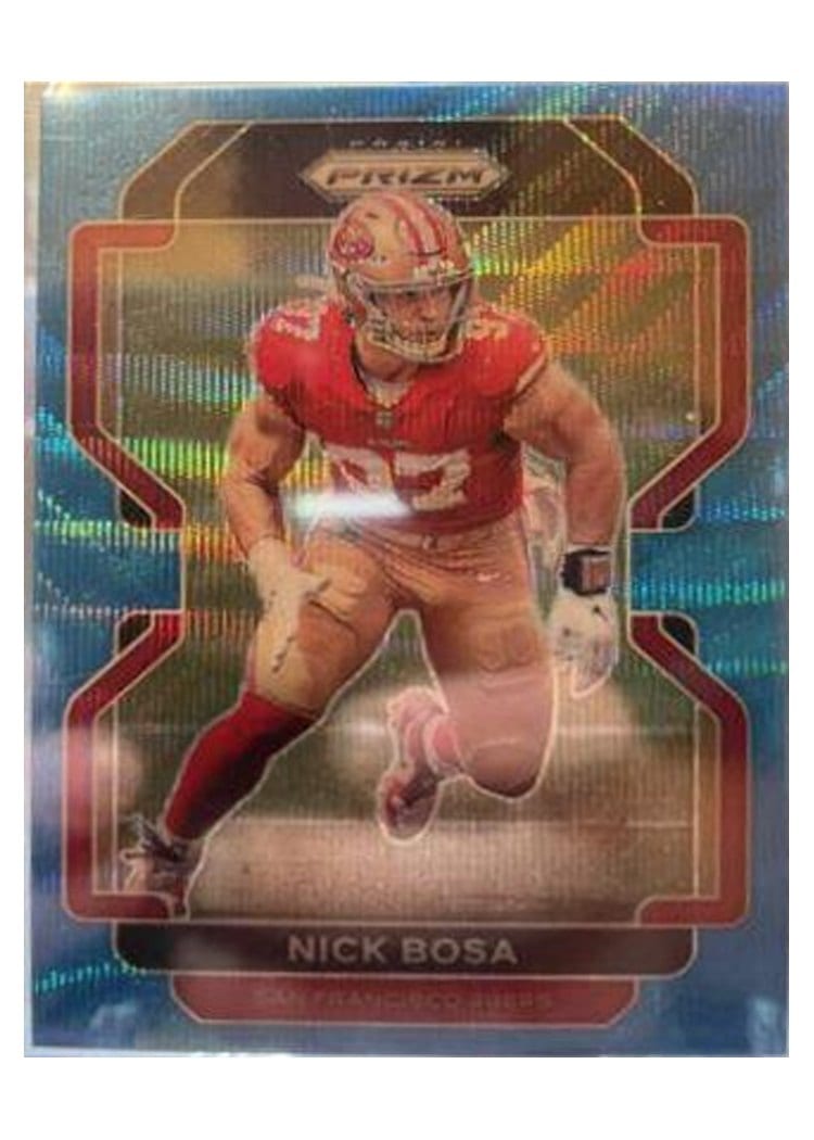 2021 Panini Prizm Base Set Nick Bosa #58 card