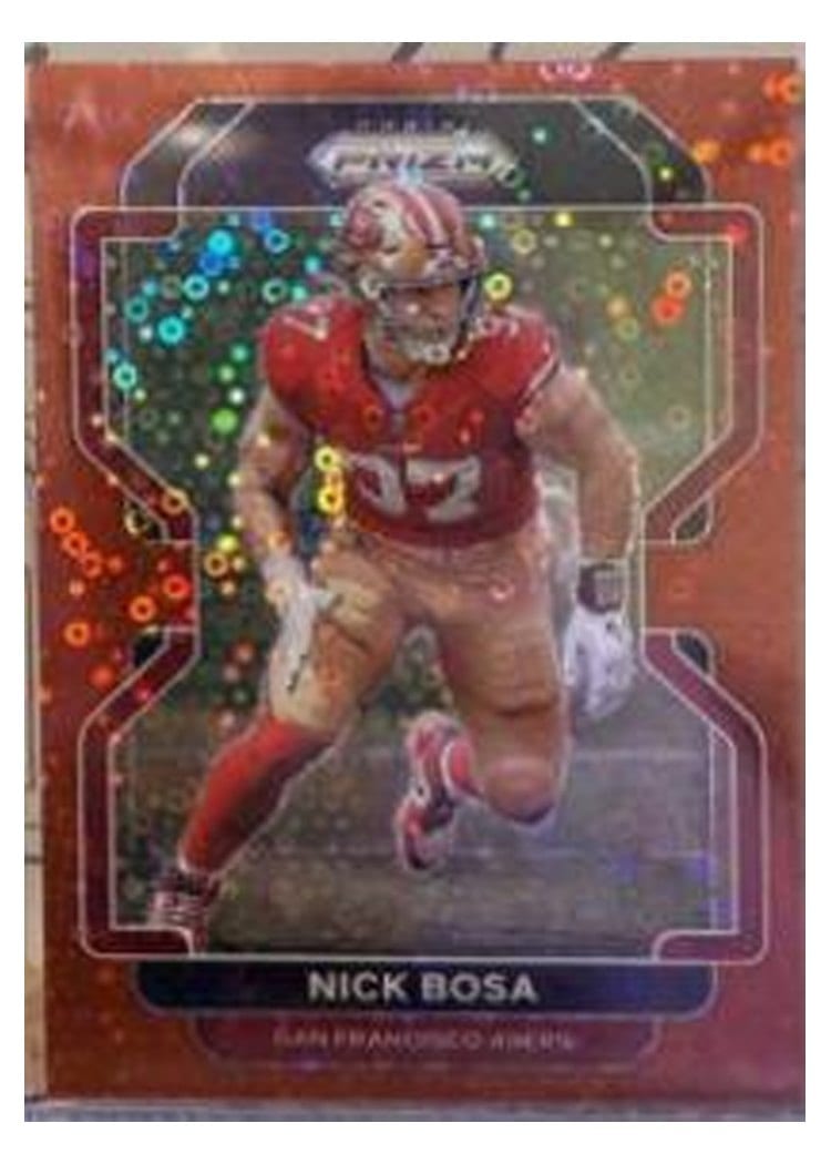 2021 Panini Prizm Base Set Nick Bosa #58 card