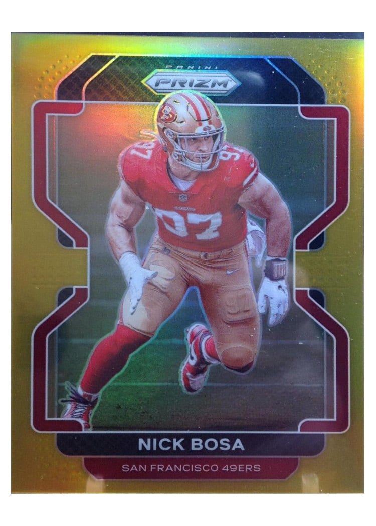 2021 Panini Prizm Base Set Nick Bosa #58 card