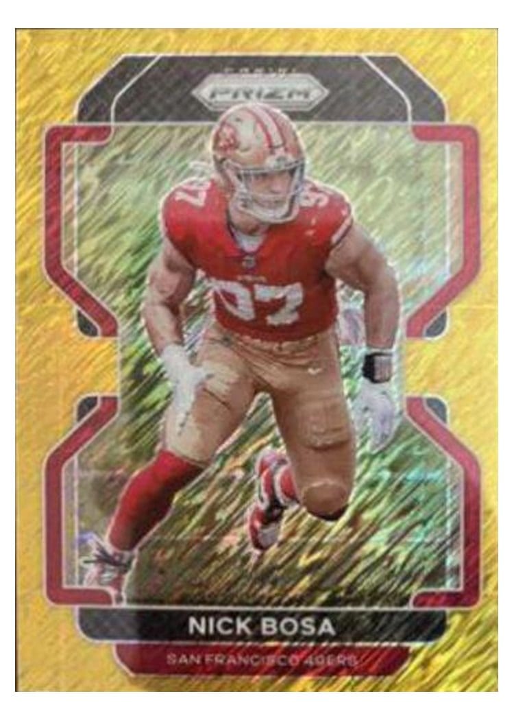 2021 Panini Prizm Base Set Nick Bosa #58 card