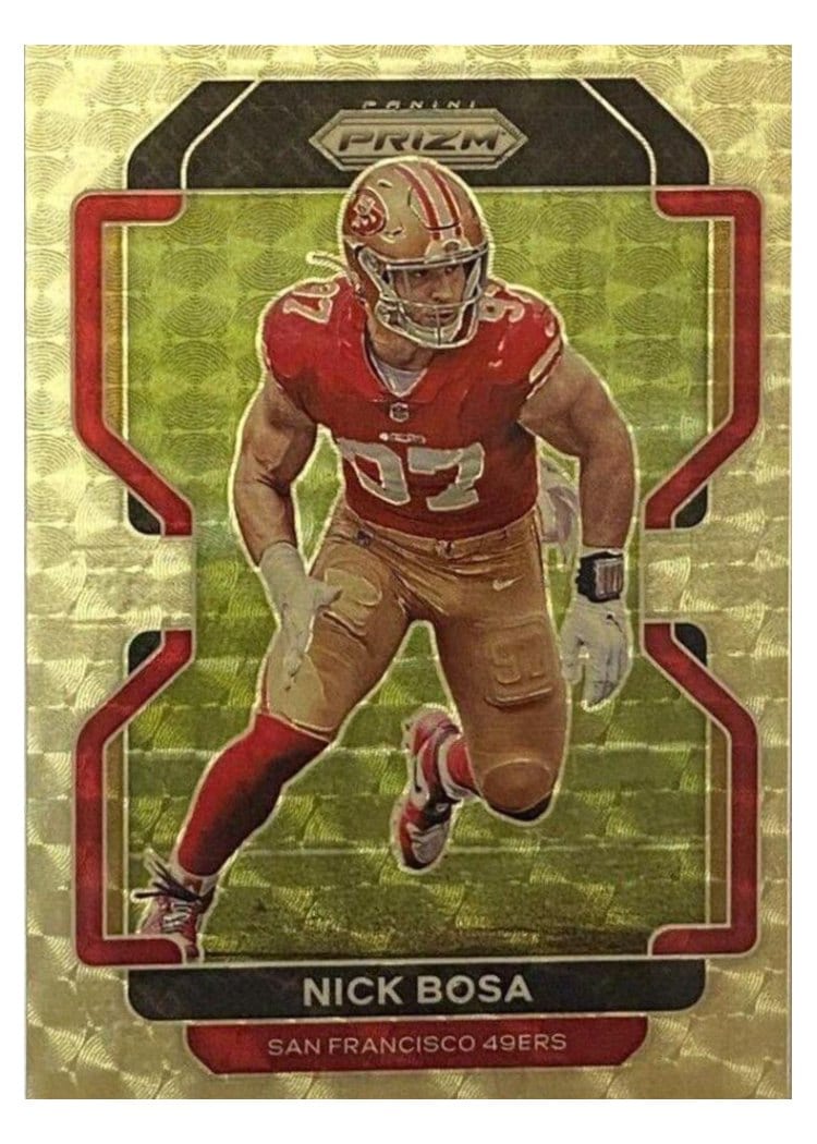 2021 Panini Prizm Base Set Nick Bosa #58 card