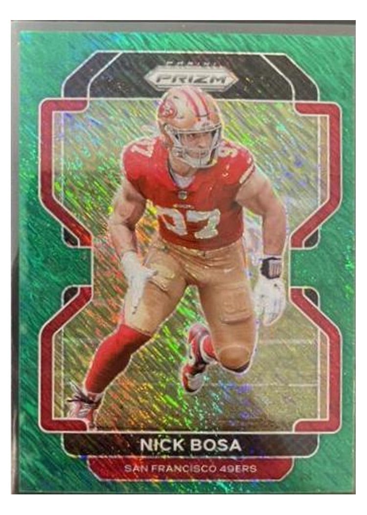 2021 Panini Prizm Base Set Nick Bosa #58 card