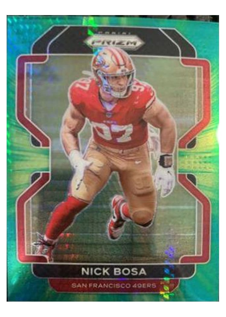 2021 Panini Prizm Base Set Nick Bosa #58 card