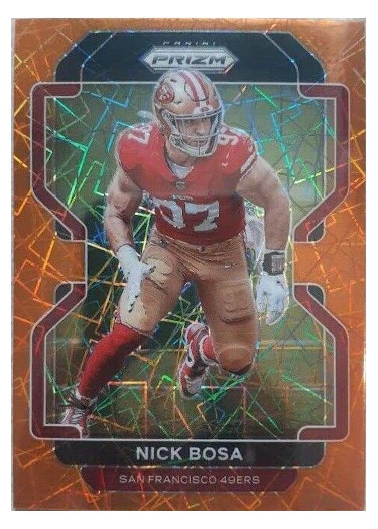 2021 Panini Prizm Base Set Nick Bosa #58 card