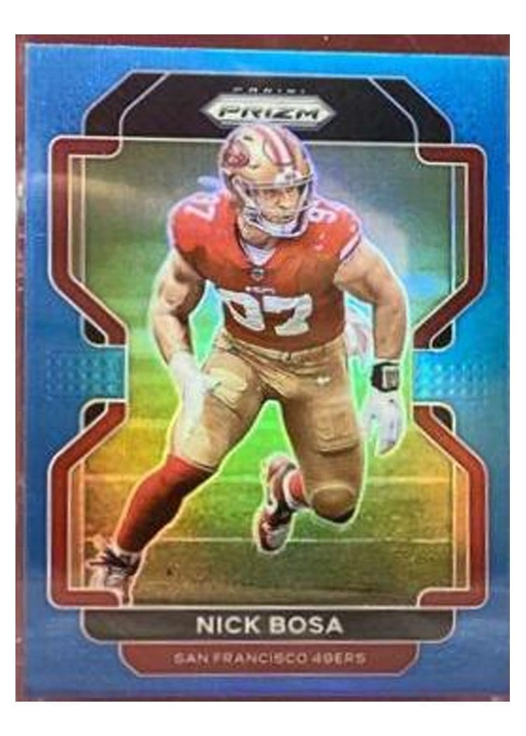 2021 Panini Prizm Base Set Nick Bosa #58 card