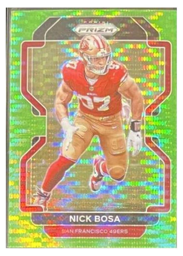 2021 Panini Prizm Base Set Nick Bosa #58 card
