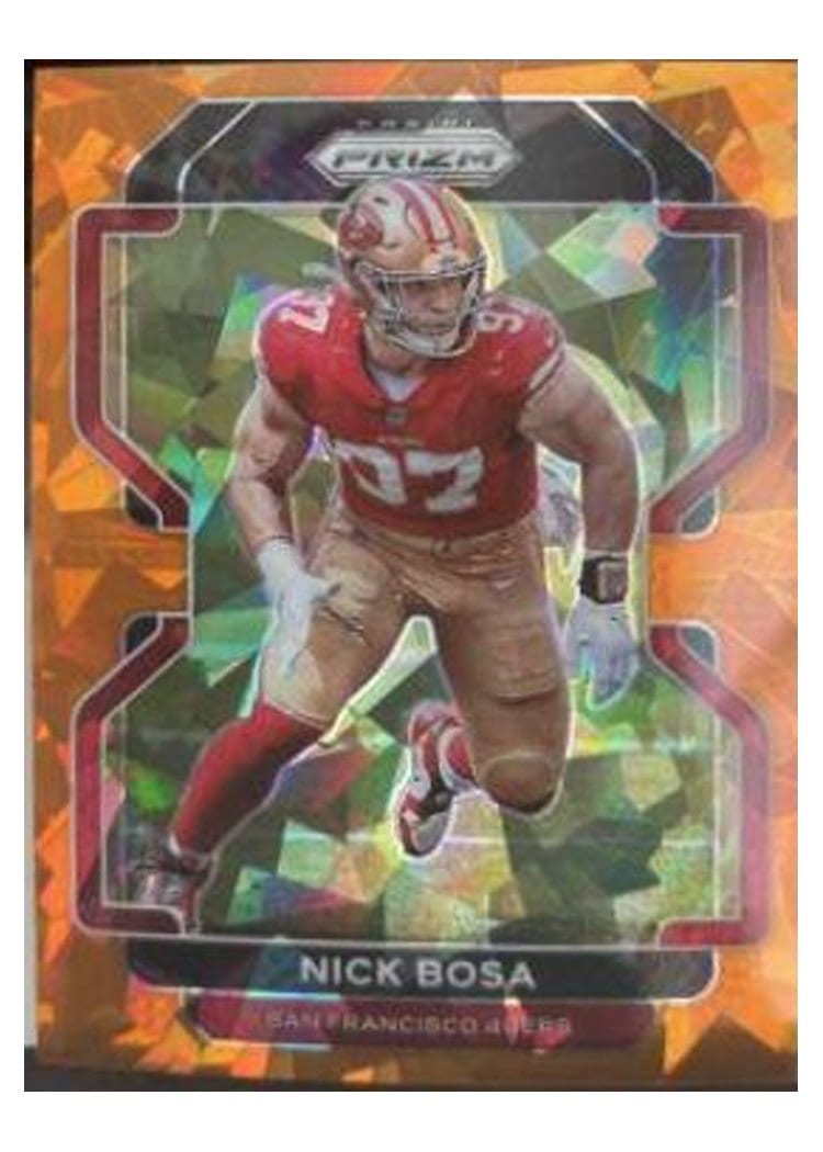 2021 Panini Prizm Base Set Nick Bosa #58 card