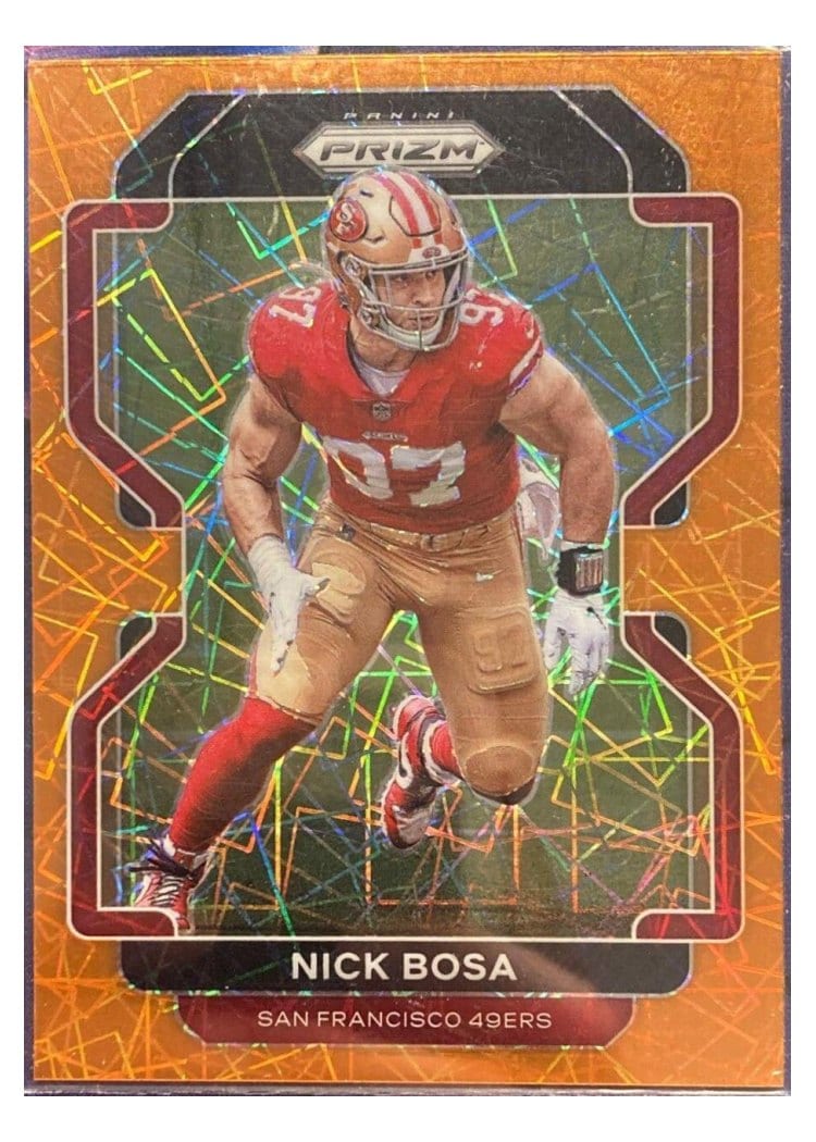 2021 Panini Prizm Base Set Nick Bosa #58 card