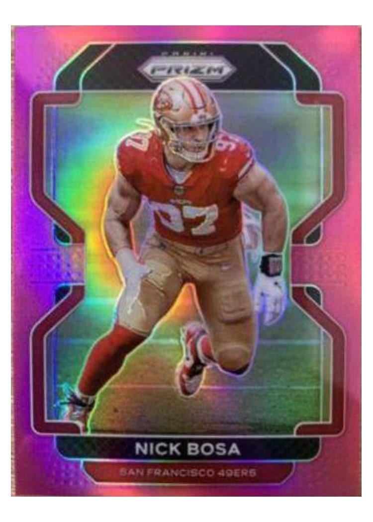 2021 Panini Prizm Base Set Nick Bosa #58 card