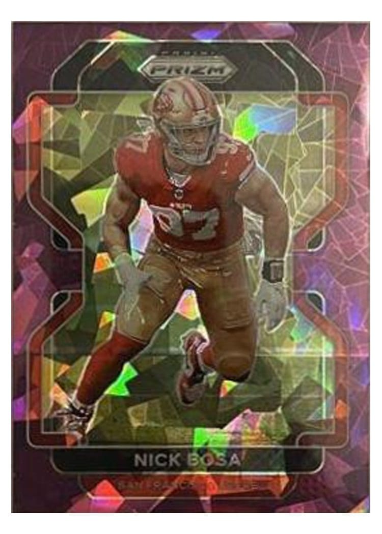 2021 Panini Prizm Base Set Nick Bosa #58 card