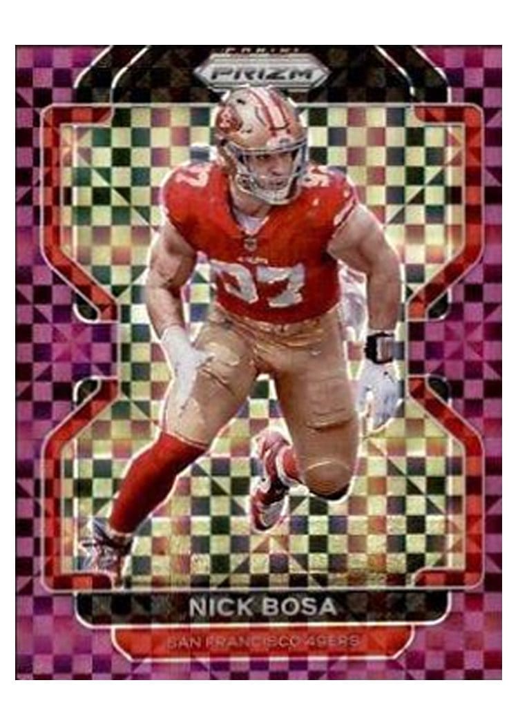 2021 Panini Prizm Base Set Nick Bosa #58 card