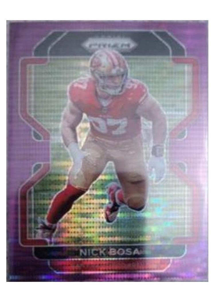 2021 Panini Prizm Base Set Nick Bosa #58 card