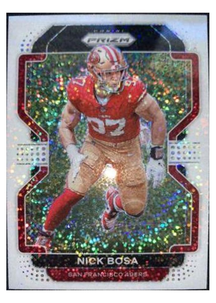 2021 Panini Prizm Base Set Nick Bosa #58 card