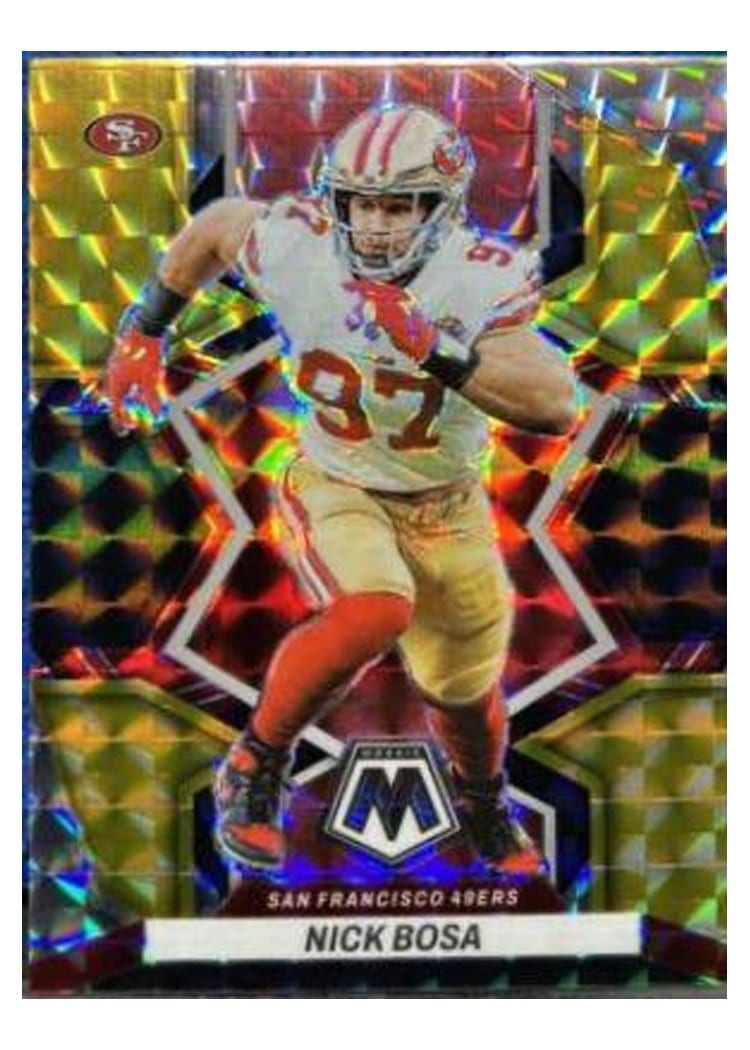 2022 Panini Mosaic Base Set Nick Bosa #180 card