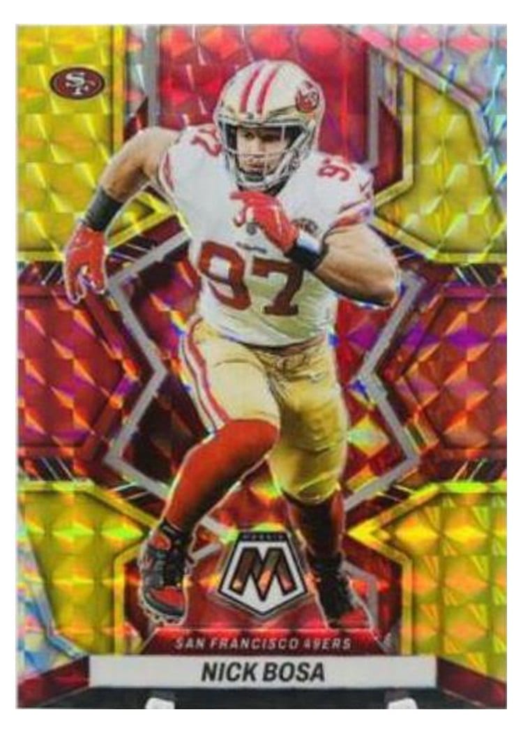 2022 Panini Mosaic Base Set Nick Bosa #180 card