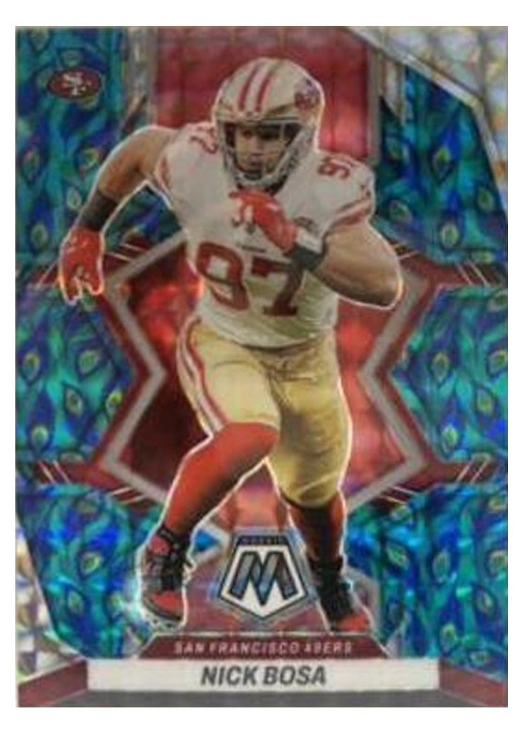 2022 Panini Mosaic Base Set Nick Bosa #180 card