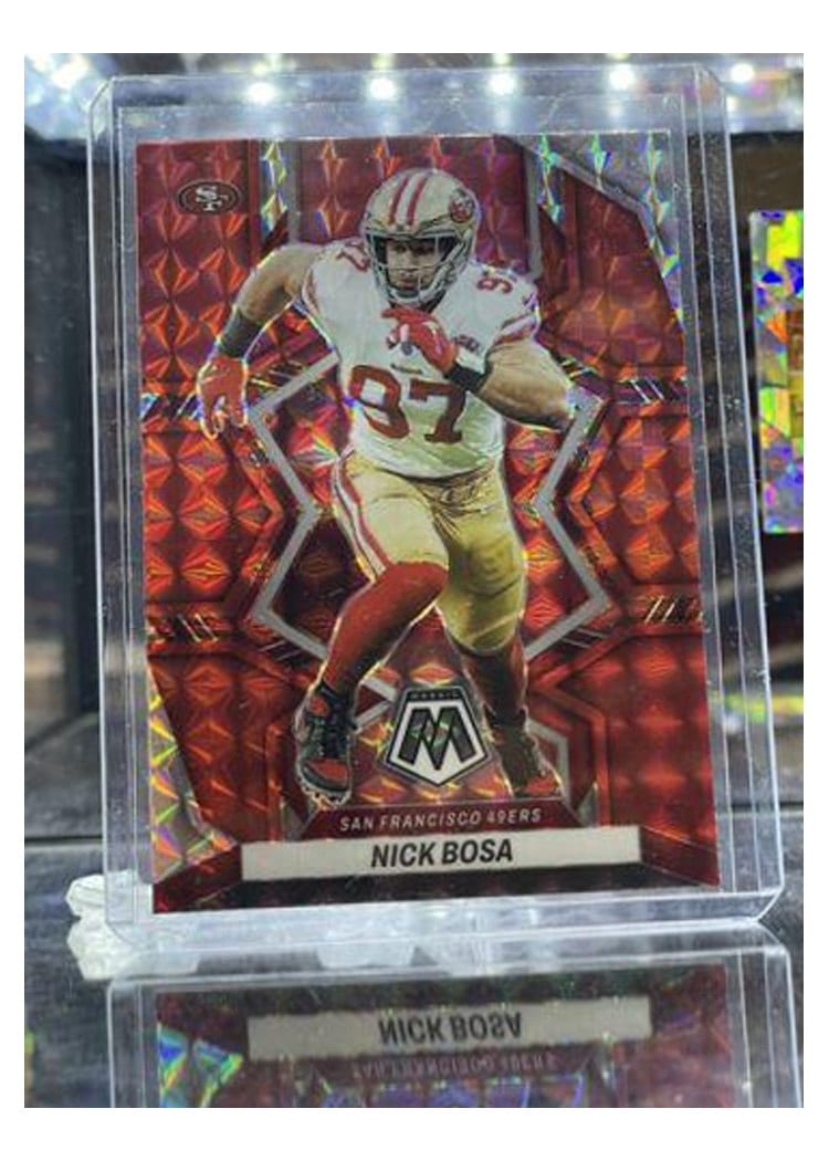 2022 Panini Mosaic Base Set Nick Bosa #180 card