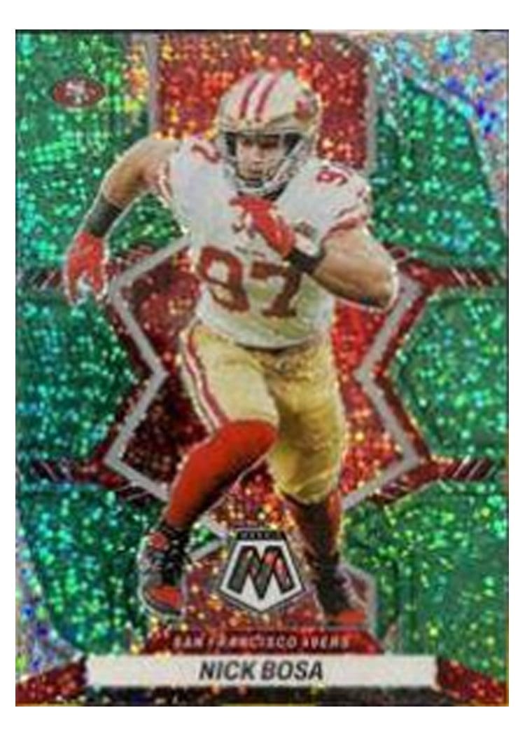 2022 Panini Mosaic Base Set Nick Bosa #180 card