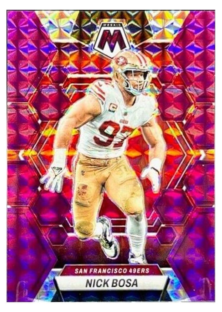 2023 Panini Mosaic Base Set Nick Bosa #216 card
