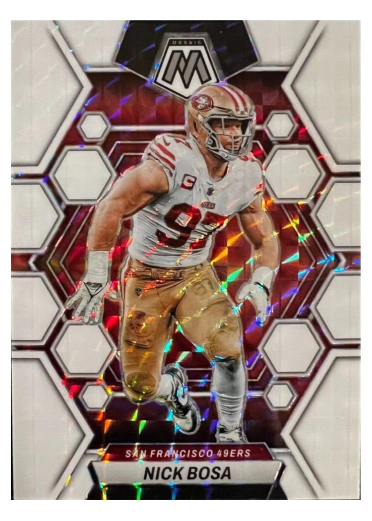 2023 Panini Mosaic Base Set Nick Bosa #216 card