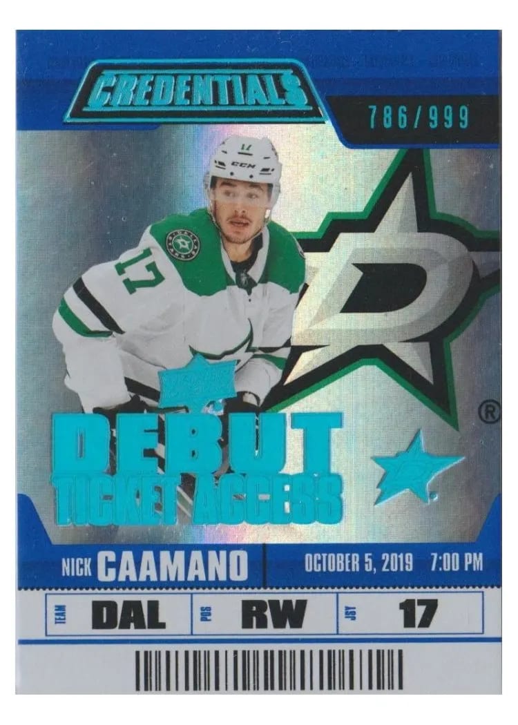 2019 Upper Deck Credentials Nick Caamano #53 card