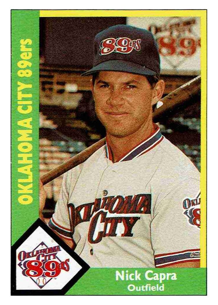 1990 CMC Base Set Nick Capra #166 card