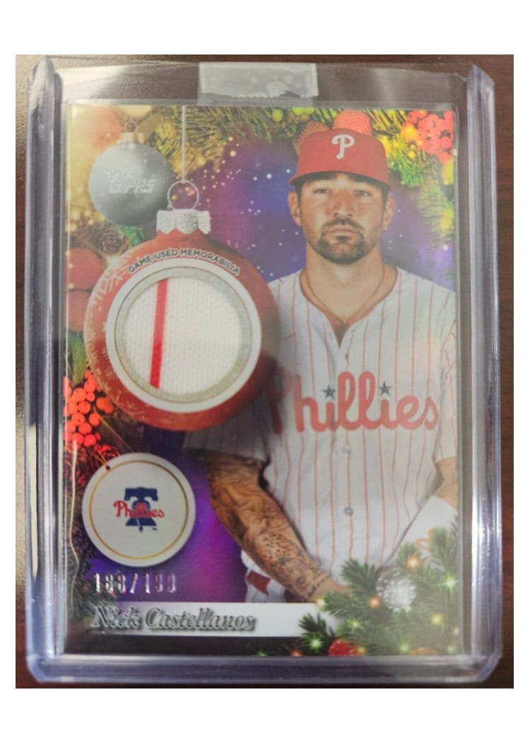 2025 Topps Holiday Relics Nick Castellanos #PR-NC card