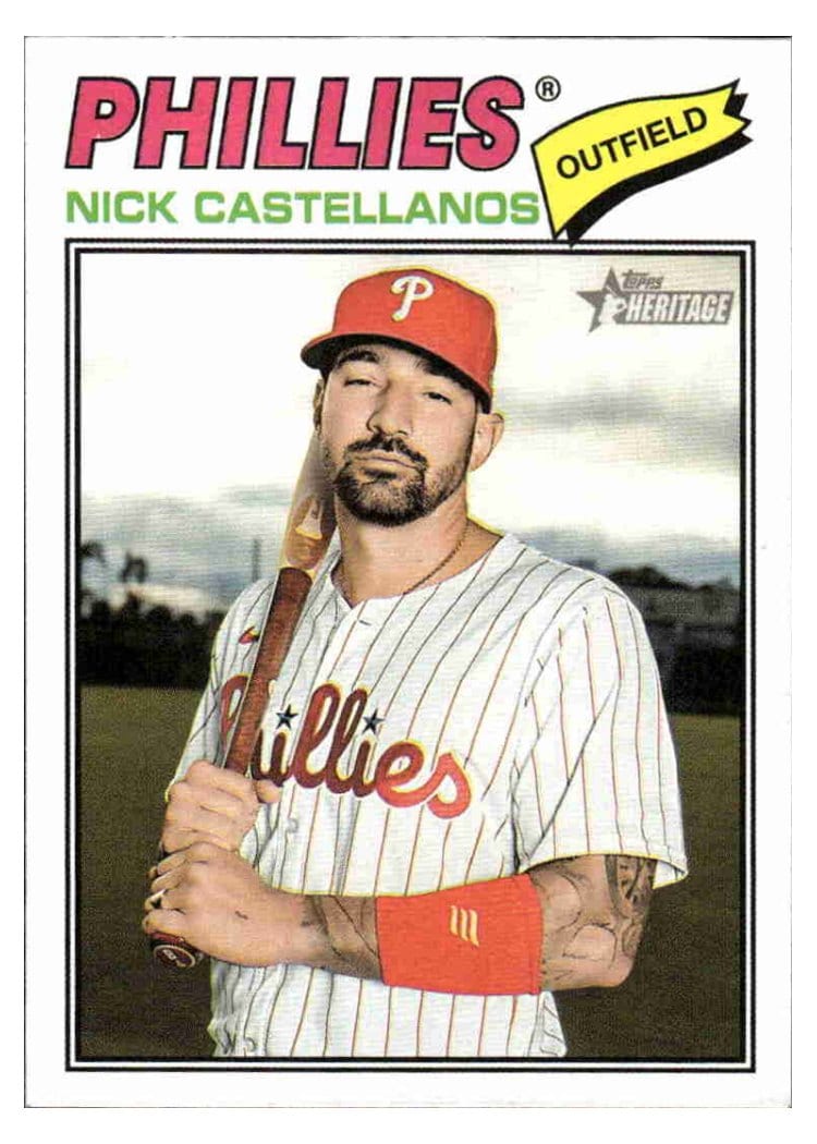 2026 Topps Heritage Base Set Nick Castellanos #363 card