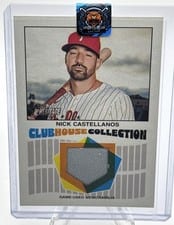 2026 Topps Heritage Clubhouse Collection Relics Nick Castellanos #CCR-NC card