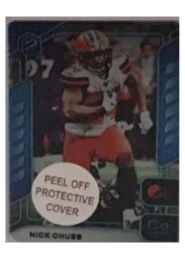 2020 Panini Elements Base Set Nick Chubb #14 card