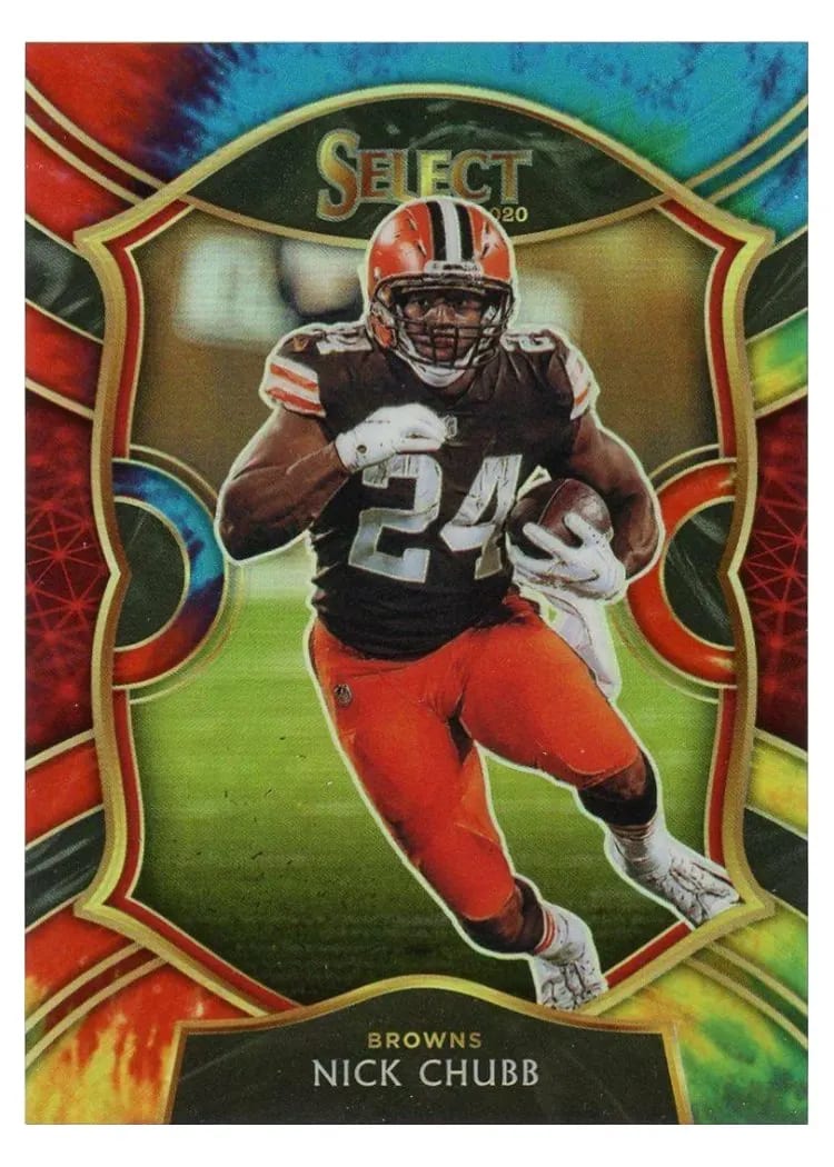 2020 Panini Select Base Set Nick Chubb #26 card
