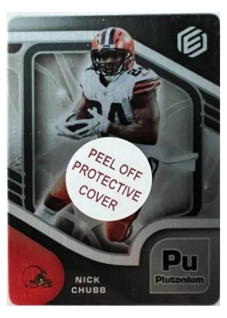 2021 Panini Elements Nick Chubb #9 card