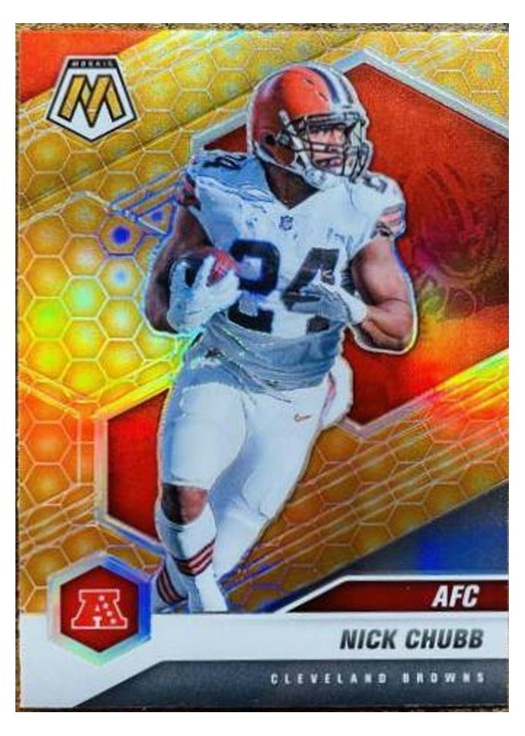 2021 Panini Mosaic Base Set Nick Chubb #231 card