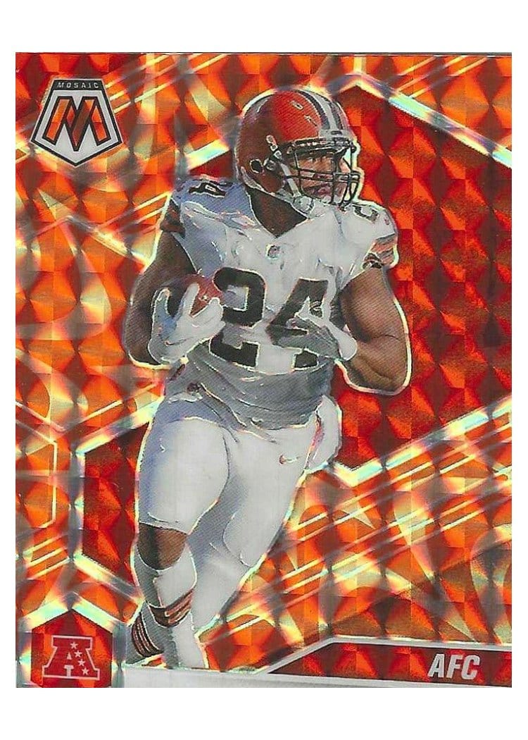 2021 Panini Mosaic Base Set Nick Chubb #231 card
