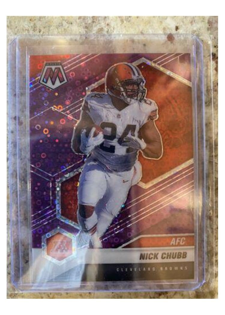 2021 Panini Mosaic Base Set Nick Chubb #231 card
