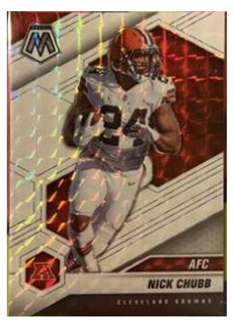 2021 Panini Mosaic Base Set Nick Chubb #231 card