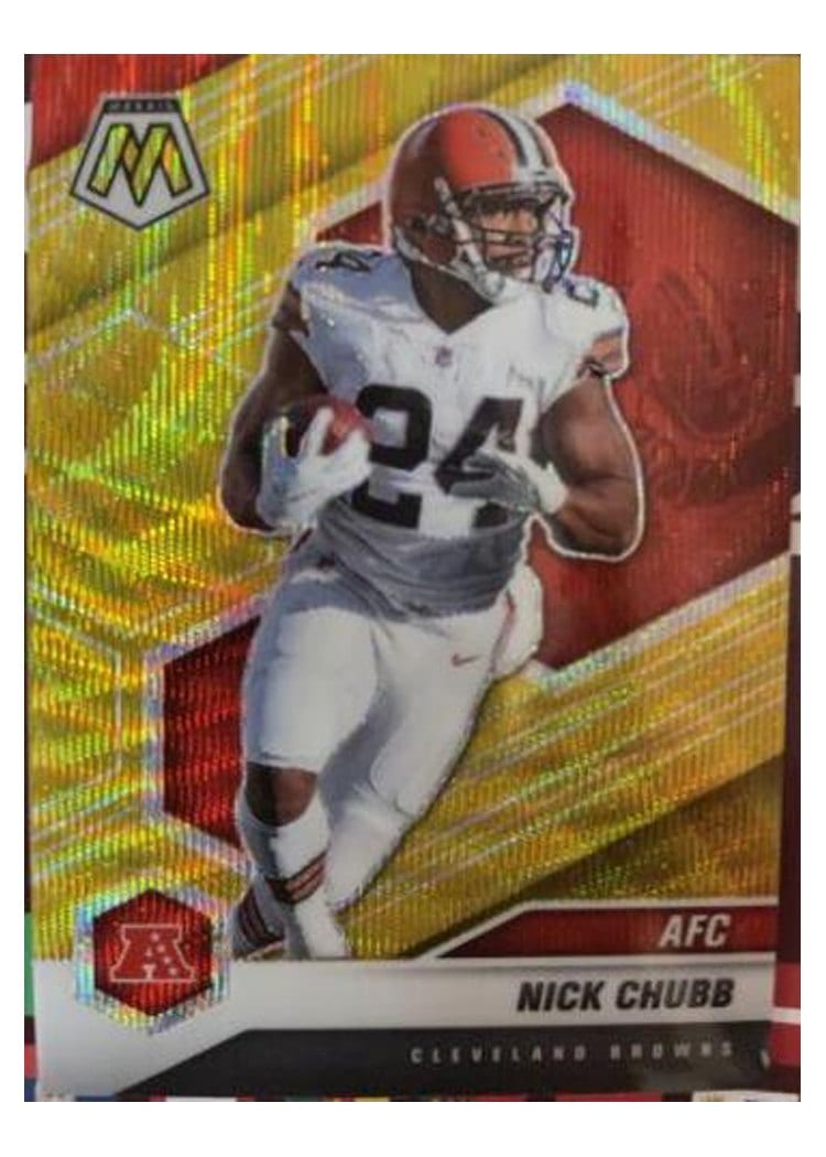 2021 Panini Mosaic Base Set Nick Chubb #231 card